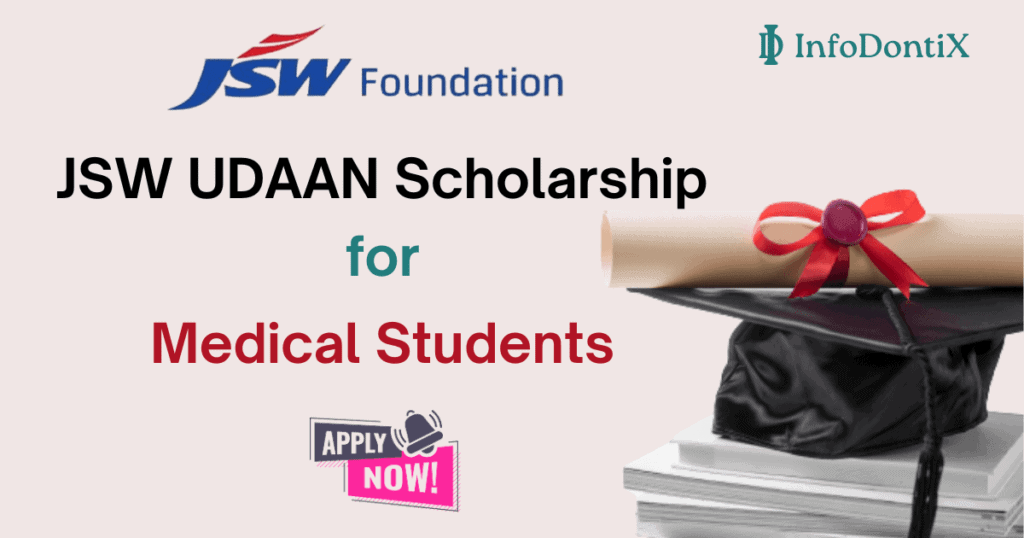 JSW UDAAN Scholarship 2023 for Medical Students- Apply Online, Last Date, Application Form & Amount