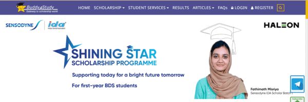 Application Process: Sensodyne IDA Shining Star Scholarship Programme 2023-24