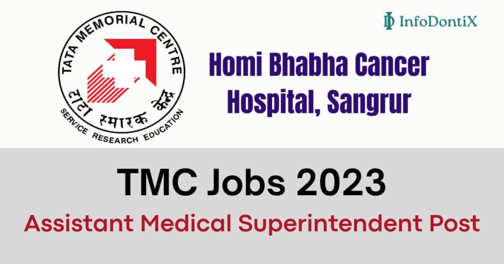 TMC Jobs 2023 - Apply Online for Assistant Medical Superintendent Posts